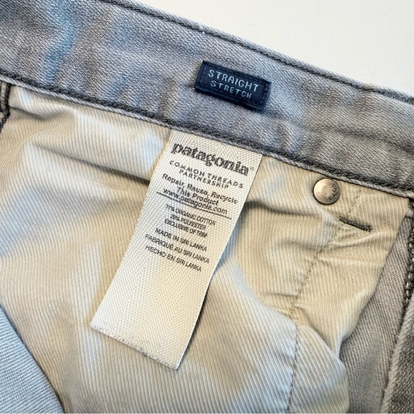 Patagonia Men's Performance Straight Fit Jeans Style 56025 — 32x32, Light Gray - Picture 7 of 8
